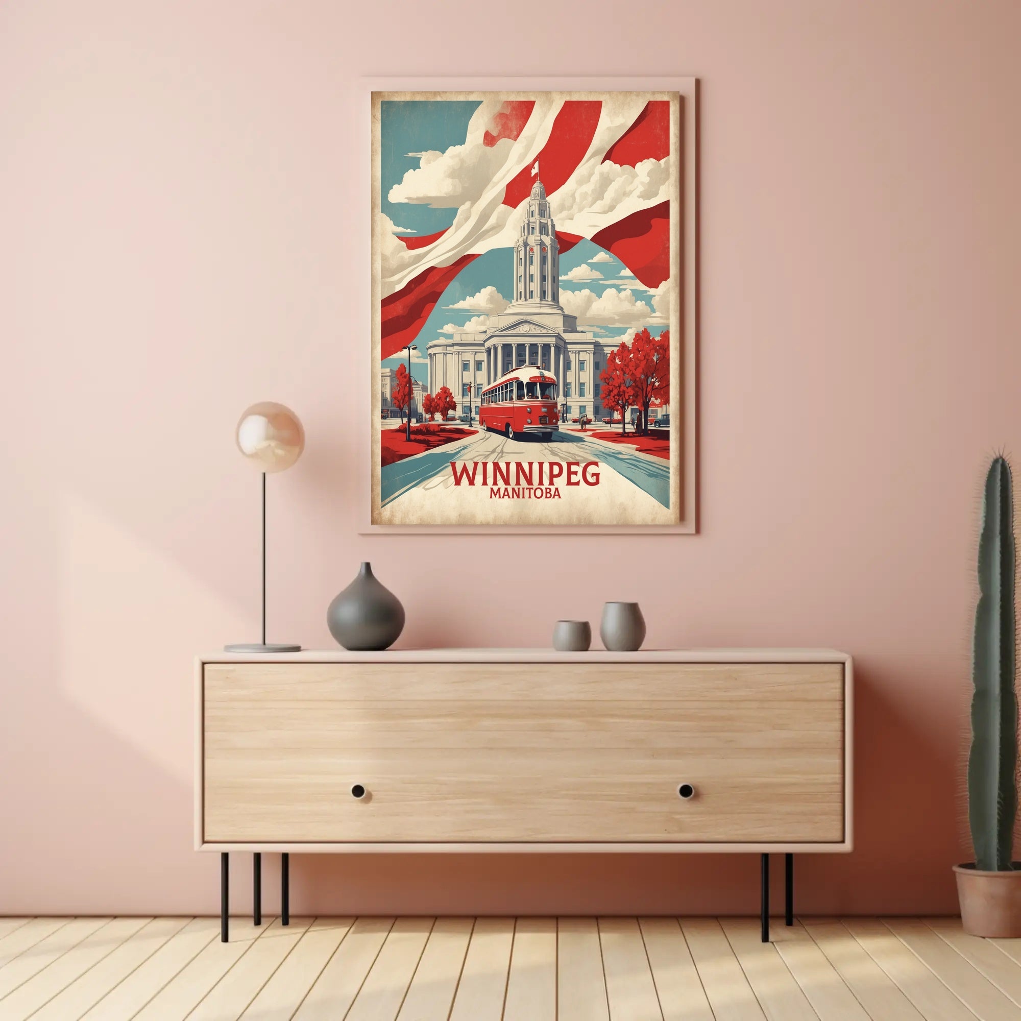 Winnipeg Architecture Heritage Urban or Cityscape Poster PosterGoat