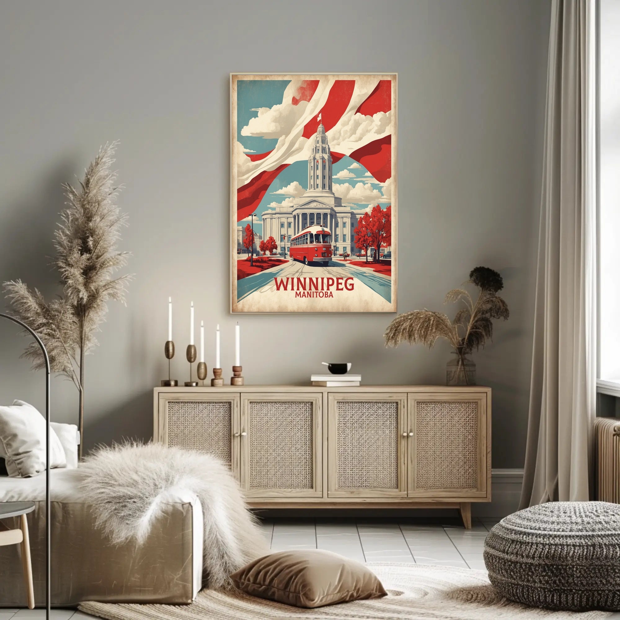 Winnipeg Architecture Heritage Urban or Cityscape Poster PosterGoat