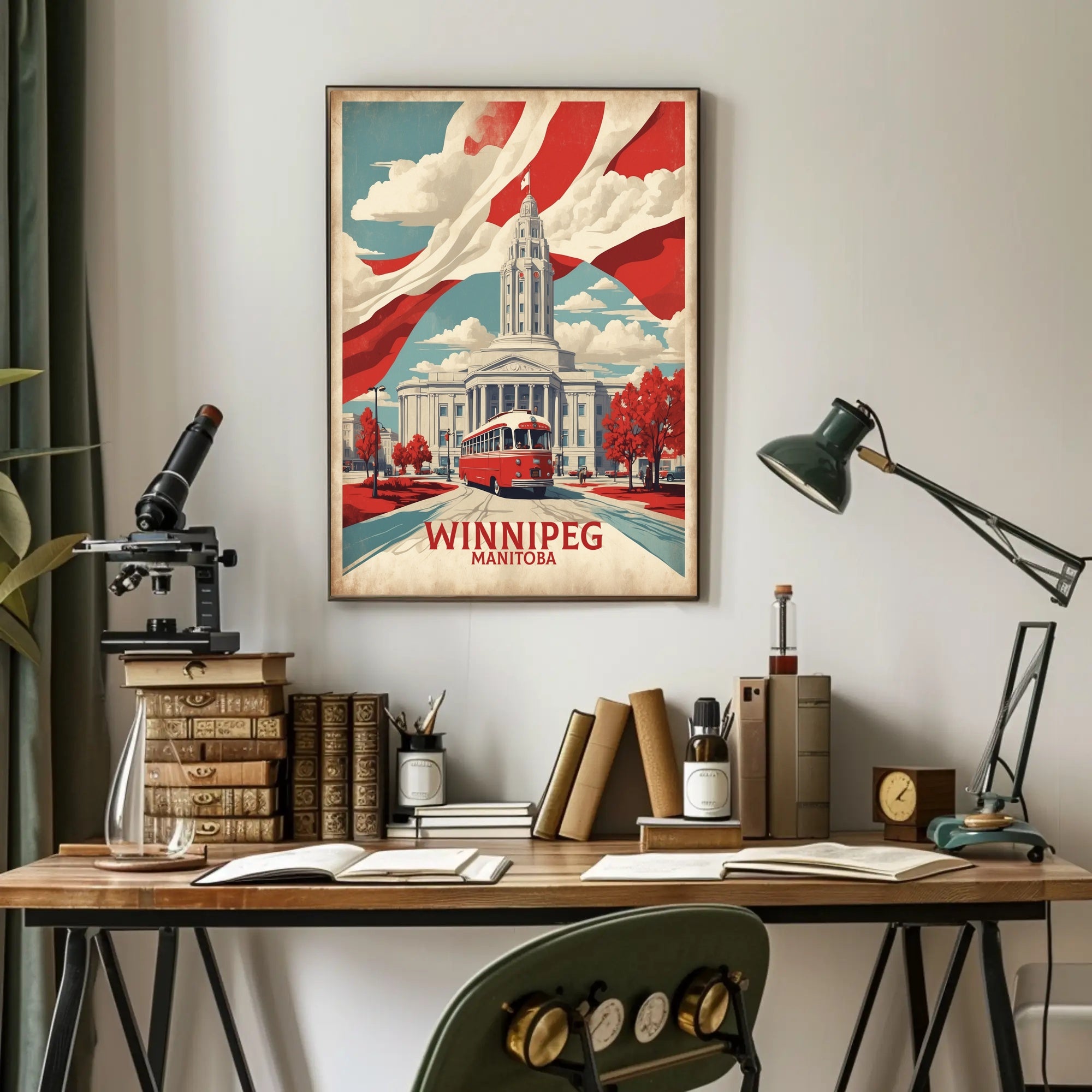 Winnipeg Architecture Heritage Urban or Cityscape Poster PosterGoat