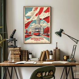 Winnipeg Architecture Heritage Urban or Cityscape Poster PosterGoat