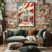 Winnipeg Architecture Heritage Urban or Cityscape Poster PosterGoat