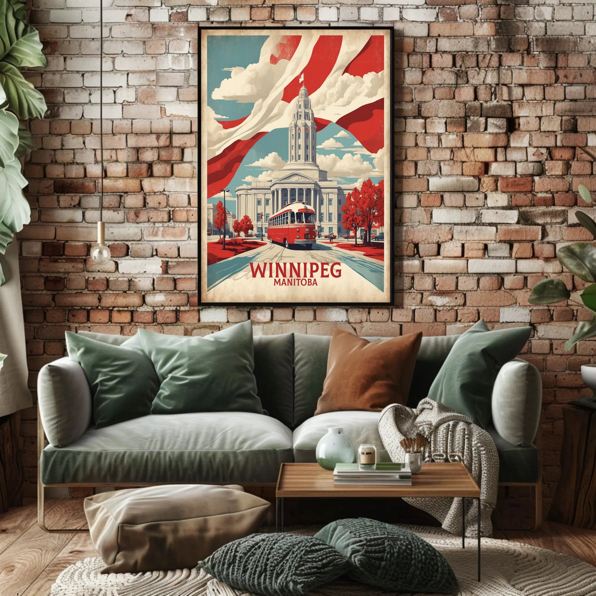 Winnipeg Architecture Heritage Urban or Cityscape Poster PosterGoat