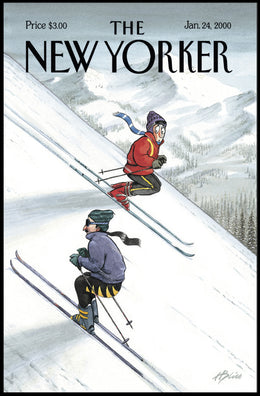 Winter Adventure Skiing Sports Poster PosterGoat