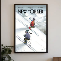 Winter Adventure Skiing Sports Poster PosterGoat