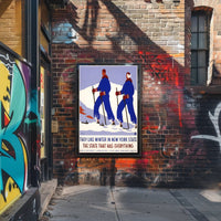 Winter Sports Adventure Poster: New York State Travel Poster PosterGoat