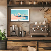 Winter Wonderland Ski Resort in Levi Finland Travel Poster PosterGoat