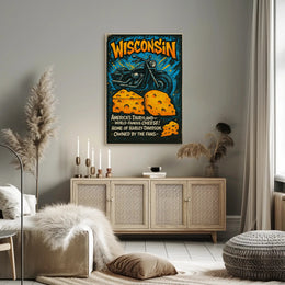 Wisconsin Americas Dairyland Poster PosterGoat