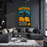 Wisconsin Americas Dairyland Poster PosterGoat