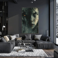 Wolf-Human Fusion Art: Abstract, Artistic, or Pop Culture Poster PosterGoat
