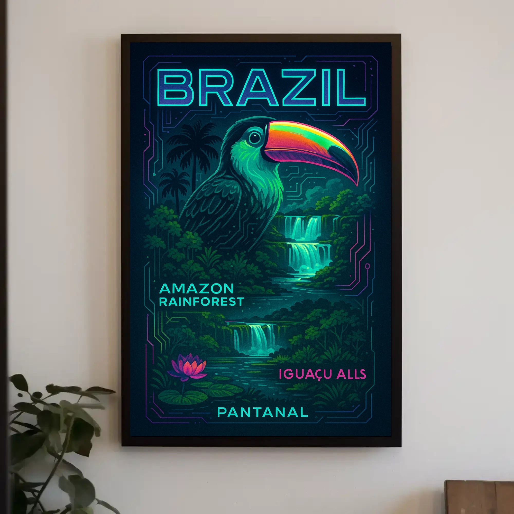 Wonders of Brazil Wall Art Print Decor PosterGoat