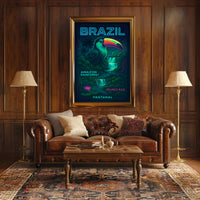 Wonders of Brazil Wall Art Print Decor PosterGoat