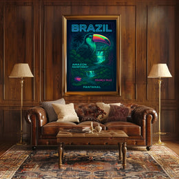 Wonders of Brazil Wall Art Print Decor PosterGoat
