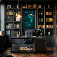 Wonders of Brazil Wall Art Print Decor PosterGoat