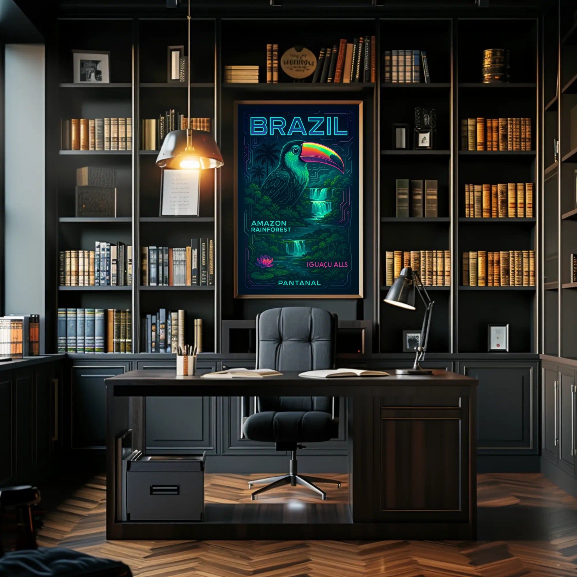 Wonders of Brazil Wall Art Print Decor PosterGoat