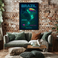 Wonders of Brazil Wall Art Print Decor PosterGoat