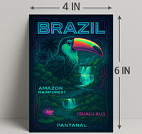 Wonders of Brazil Wall Art Print Decor PosterGoat