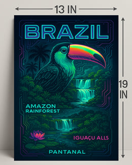Wonders of Brazil Wall Art Print Decor PosterGoat