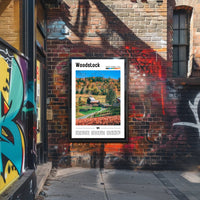 Woodstock Autumn Scenery: Travel Poster PosterGoat