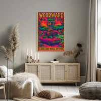 Woodward Classic Car Culture Pop Culture Poster PosterGoat