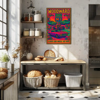 Woodward Classic Car Culture Pop Culture Poster PosterGoat