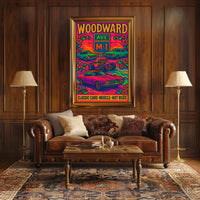 Woodward Classic Car Culture Pop Culture Poster PosterGoat