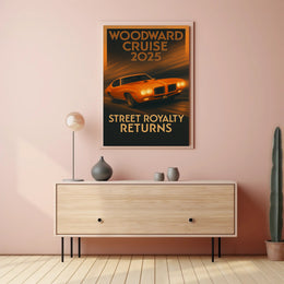 Woodward Cruise 2025 Poster PosterGoat