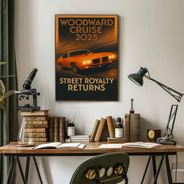 Woodward Cruise 2025 Poster PosterGoat