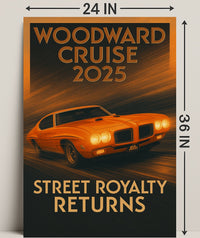 Woodward Cruise 2025 Poster PosterGoat