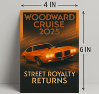 Woodward Cruise 2025 Poster PosterGoat