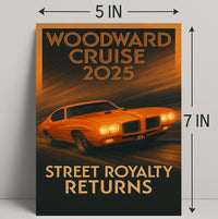 Woodward Cruise 2025 Poster PosterGoat