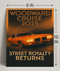 Woodward Cruise 2025 Poster PosterGoat