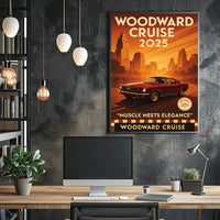 Woodward Cruise 2025 Poster PosterGoat