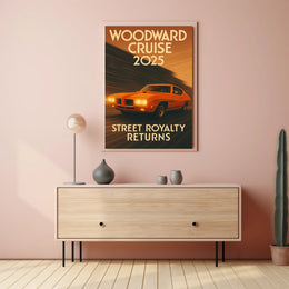 Woodward Cruise 2025 Poster PosterGoat