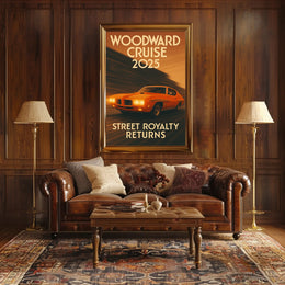 Woodward Cruise 2025 Poster PosterGoat