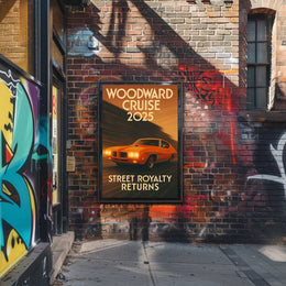 Woodward Cruise 2025 Poster PosterGoat