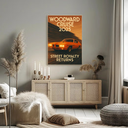 Woodward Cruise 2025 Poster PosterGoat