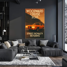 Woodward Cruise 2025 Poster PosterGoat