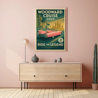 Woodward Cruise 2025 Poster PosterGoat