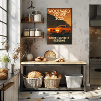 Woodward Cruise 2025 Poster PosterGoat