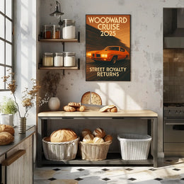 Woodward Cruise 2025 Poster PosterGoat