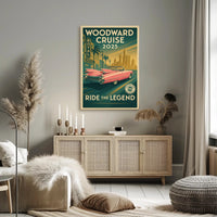 Woodward Cruise 2025 Poster PosterGoat