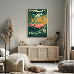 Woodward Cruise 2025 Poster PosterGoat