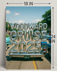Woodward Cruise 2025 Poster PosterGoat
