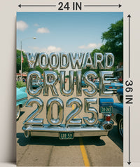 Woodward Cruise 2025 Poster PosterGoat