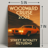 Woodward Cruise 2025 Poster PosterGoat