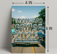 Woodward Cruise 2025 Poster PosterGoat