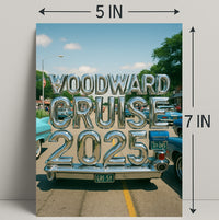 Woodward Cruise 2025 Poster PosterGoat