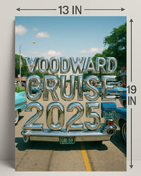 Woodward Cruise 2025 Poster PosterGoat