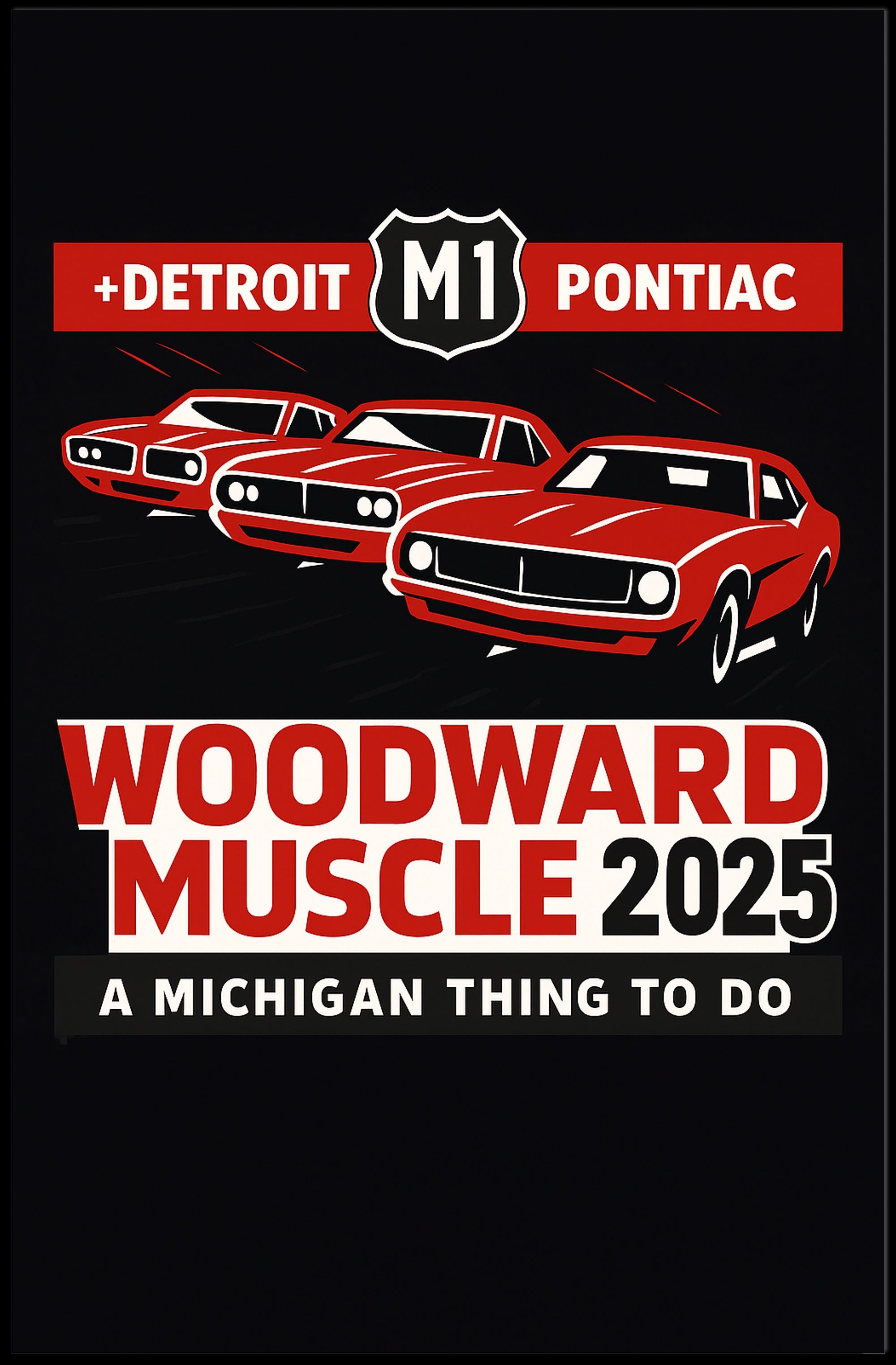 Woodward Muscle 2025 Poster PosterGoat