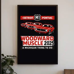 Woodward Muscle 2025 Poster PosterGoat